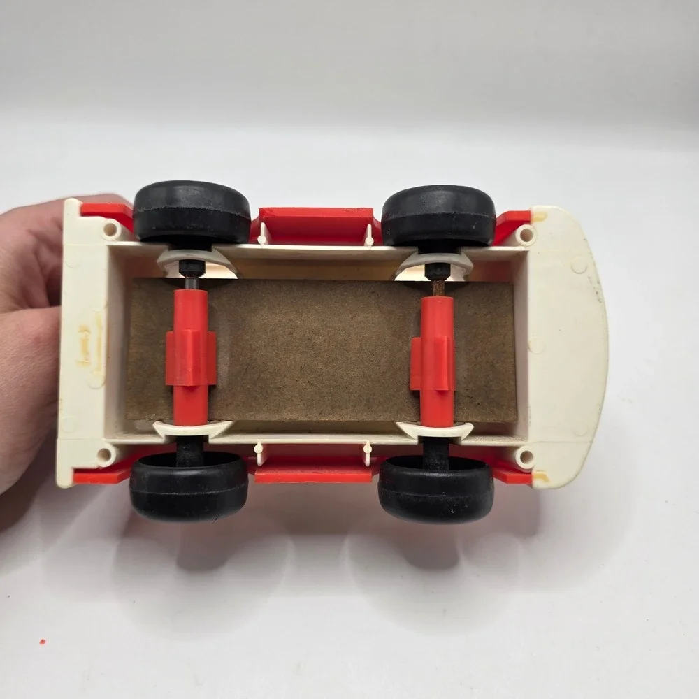 Fisher-Price‎ Mini-Van Kids Red Vintage 1969 Little People Toy Vehicle